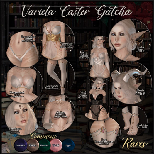 :[P]:- Variela Gatcha - Anklets [LEGACY] RARE 1