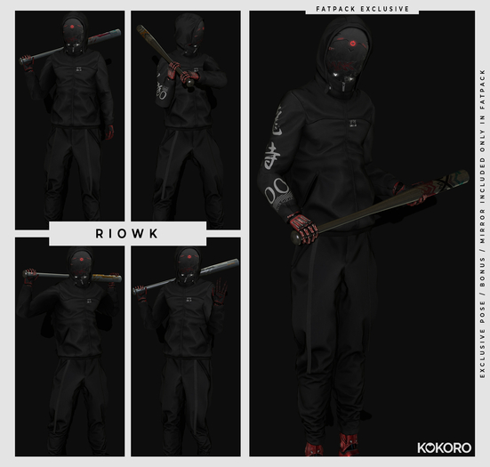 Kokoro - Riowk - Fatpack (Bento Pose)
