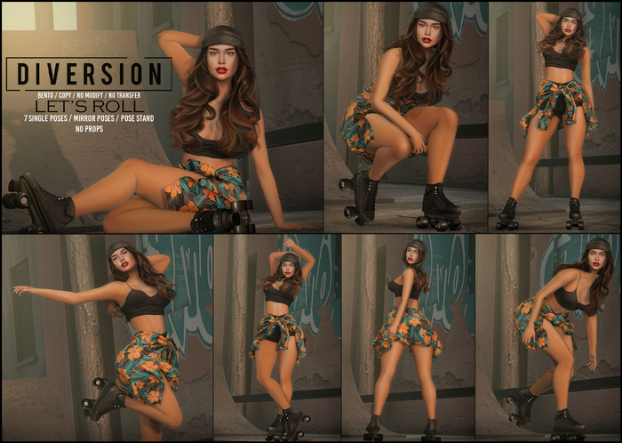 Diversion - Let's Roll Poses // Bento