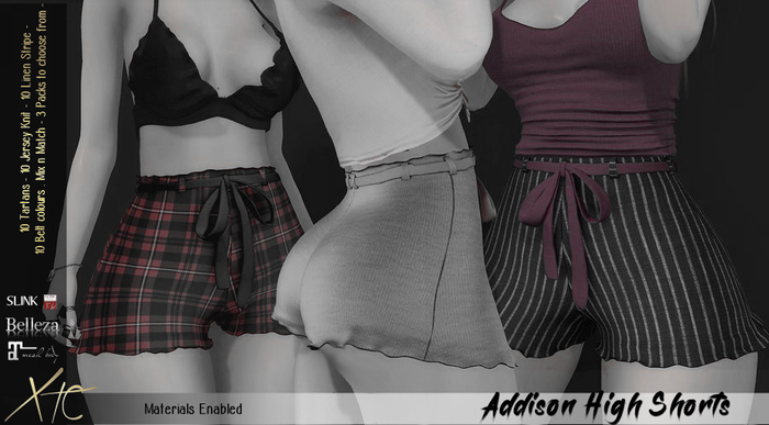 -XTC- Addison High Shorts  [DEMO] Add