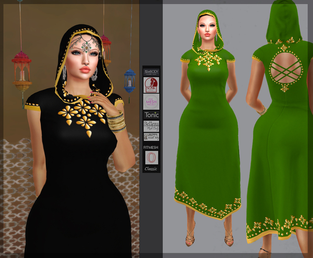 !Auralia :: Hasna Festive Green
