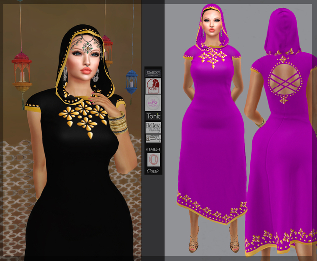 !Auralia :: Hasna Festive Majenta