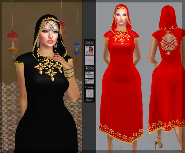 !Auralia :: Hasna Festive Red