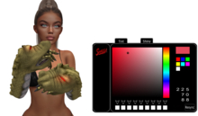 [SWaGGa] DHeart Bracer Gold Boxed