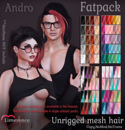 {Limerence} Andro hair-Fatpack(Mod)