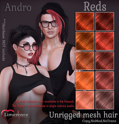 {Limerence} Andro hair-Reds