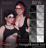 {Limerence} Andro hair-B&W