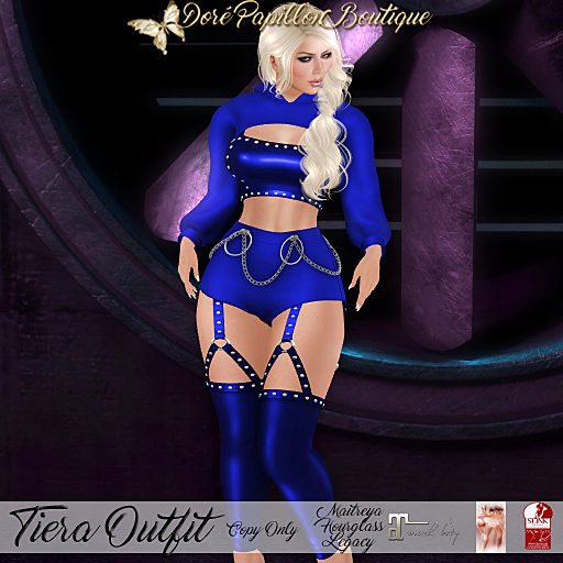 DPB Tiera Outfit - Royale *Maitreya, Hourglass & Legacy*