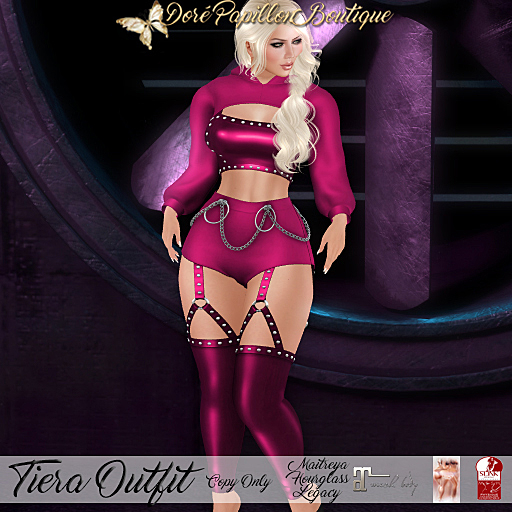 DPB Tiera Outfit - Hot Pink *Maitreya, Hourglass & Legacy*