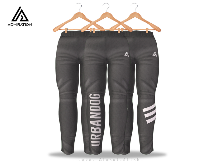 Admiration - Slim Fit Joggers Grey Jake GiannI Slink