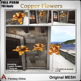 FC- FP Mesh Copper Flowers 