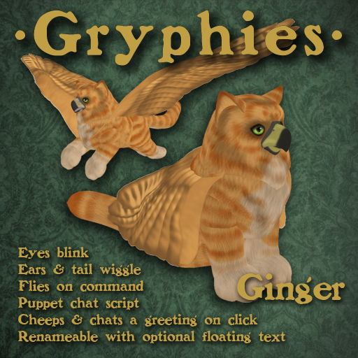 Flying Pet Gryphie - Ginger (boxed)