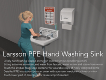 Animated Hand Washing PPE Sink With Water and Sound!