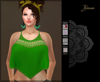 !Auralia :: Kayal Top Green