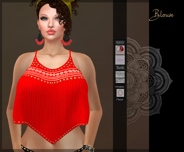 !Auralia :: Kayal Top Red