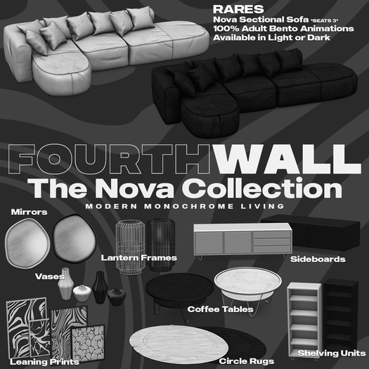 [FOURTH WALL] Nova Shelving Unit - Light