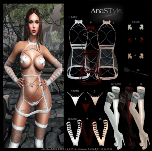 AnaSTyle - Melisandre #10 White Boots RARE