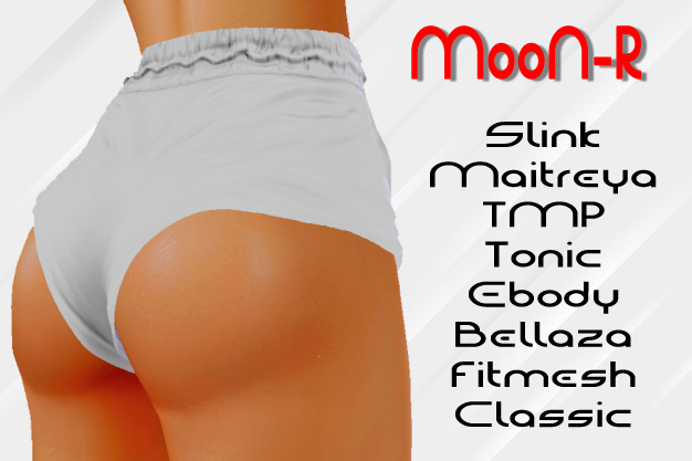 MooN-R Bailey Mini Short - White