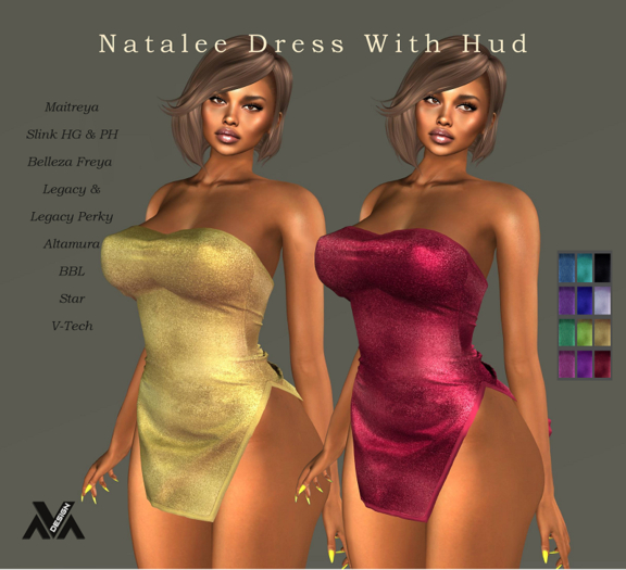 Natalee Dress With Hud