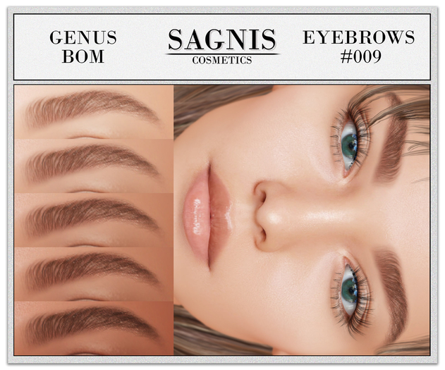 SAGNIS// Genus & BOM/ Eyebrows 009 DEMO