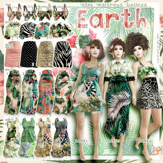!gO!  Earth Gacha - Mini Skirt 3 - Belleza Venus