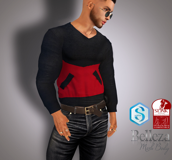 Classy Sports Jacket Black Red Demo - Wear to Unpack