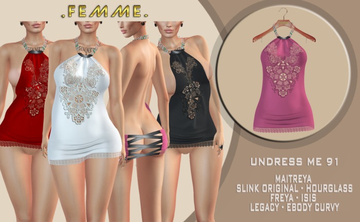 [FM] UNDRESS ME 91 PINK *ADD/WEAR ME*