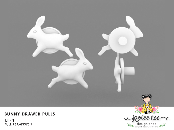 Joolee Tee Builders - Bunny Drawer Pulls  