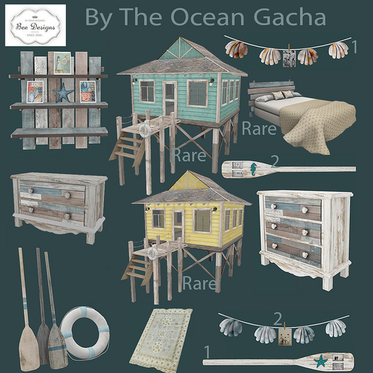 .:Bee Designs:. By The Ocean  Gacha Rug