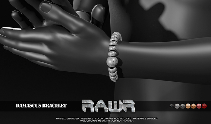 RAWR! Damascus Bracelet (wear me)
