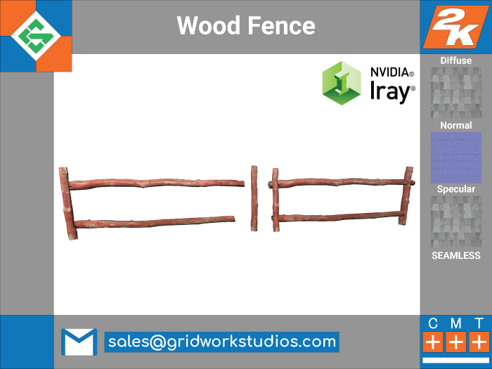 MESH: Wood Fence