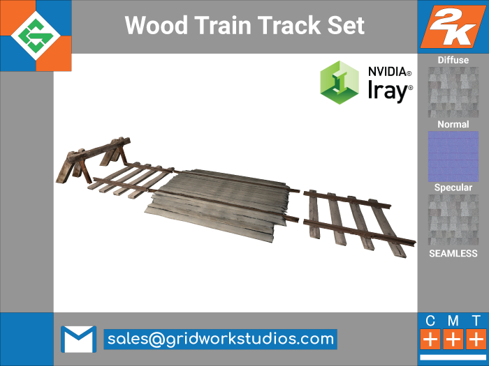 MESH: Train Track Set