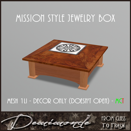[CYN] Mission Jewelry Box  [decor]