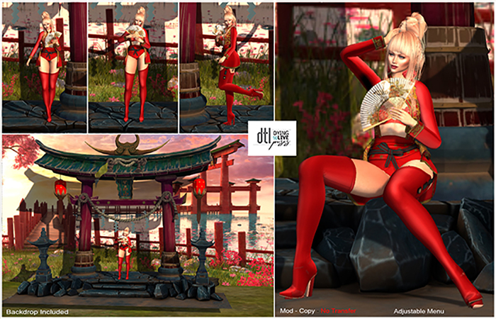 DTL Japanese Gate Torii Girl MP