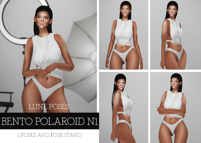 {{ LUNE }} BENTO POLAROID POSE PACK - N1