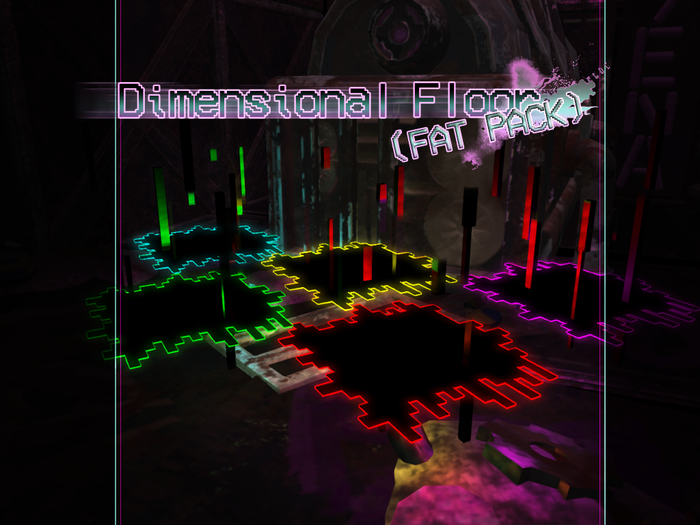 !Neon! Dimensional Floor Animated(Fat Pack) (W/ Light)