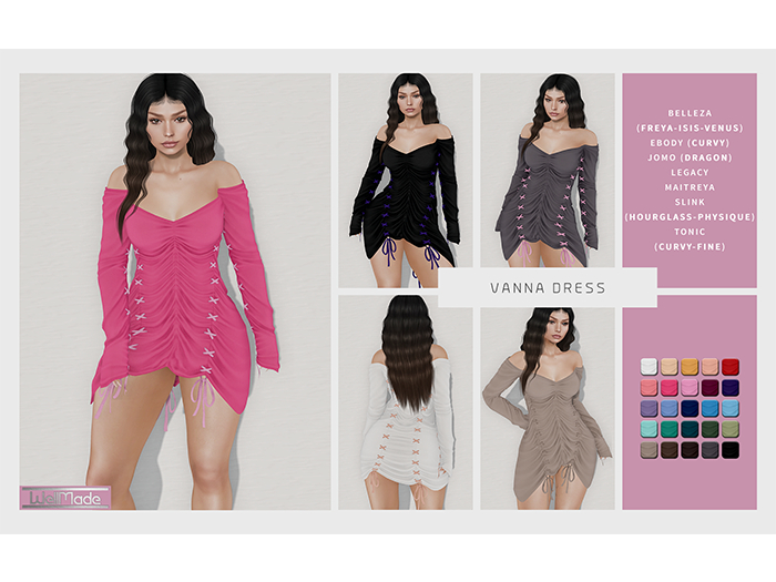 [WellMade] Vanna Dress