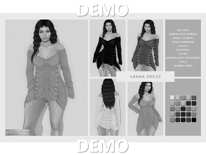 [WellMade] Vanna Dress DEMO