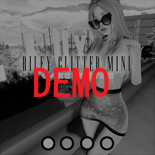 DEMO cakebatter / riley glitter skirt -boxed-