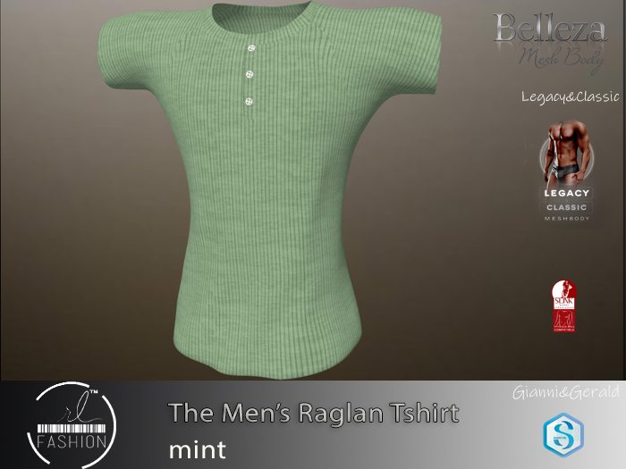 The Men's Raglan Mint