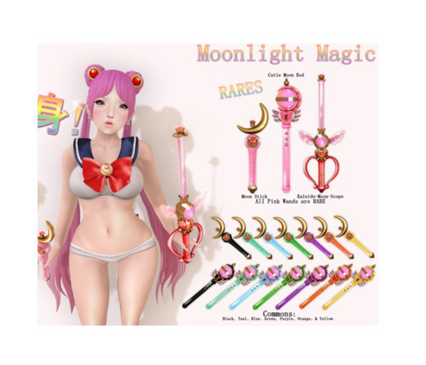 .tsg. Moonlight Magic - Cutie Moon Rod Yellow