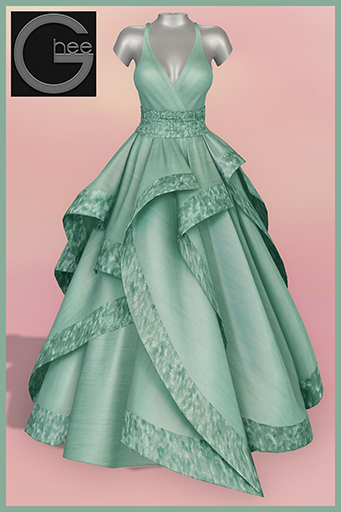 Ghee Clarissa Ballgown SEAFOAM