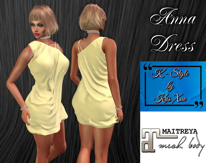 ANNA DRESS YELLOW - MAITREYA