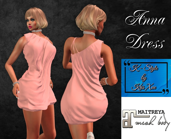 ANNA DRESS PINK - MAITREYA