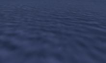 TM 32 meter round rippling pond water - 1 prim