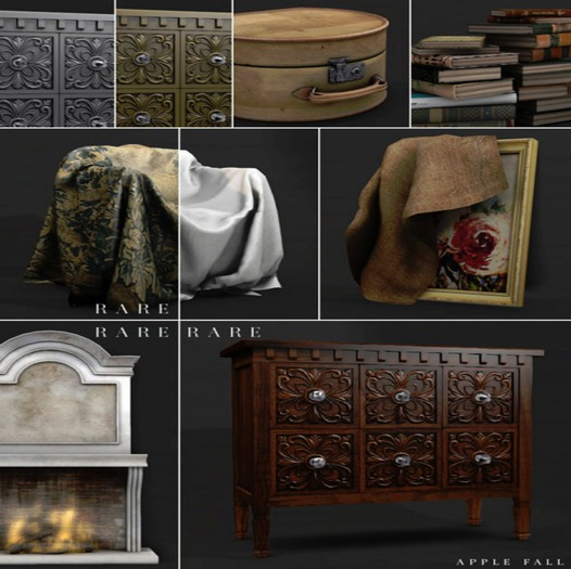 AF Fleur Sideboard (Mustard)