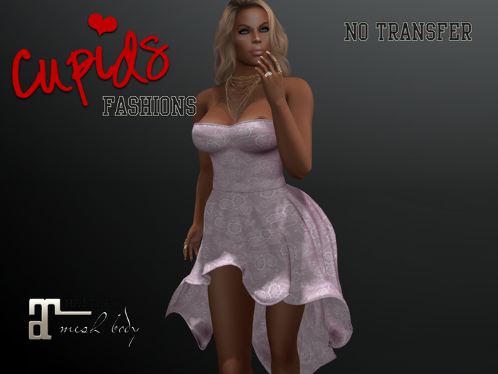 *CF* TULLE DRESS Pink Lace