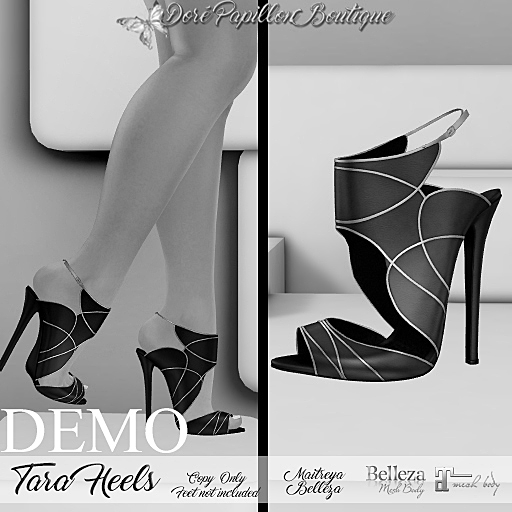 DPB Tara Heels - Violet  *Maitreya & Belleza Only*