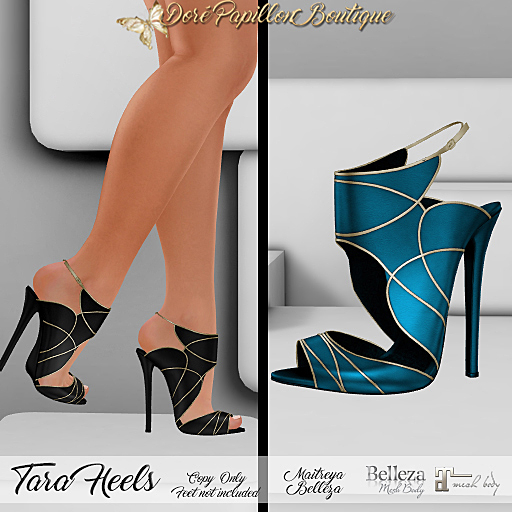 DPB Tara Heels - Ocean  *Maitreya & Belleza Only*