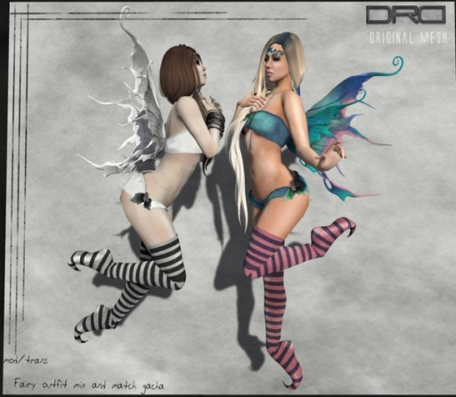 -DRD- Fairy monotome-  socks RARE